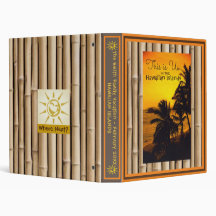 Vacation Scrapbook & Photo Album 3 Ring Multomap