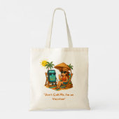 Vacation Time Tote Bag (Achterkant)