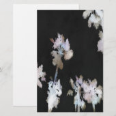 Vacation Tropical Palms Artistic Waterverf Silhou Briefpapier (Voorkant / Achterkant)