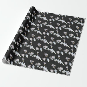 Vacation Tropical Palms Artistic Waterverf Silhou Cadeaupapier