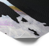 Vacation Tropical Palms Artistic Waterverf Silhou Poster (Hoek)