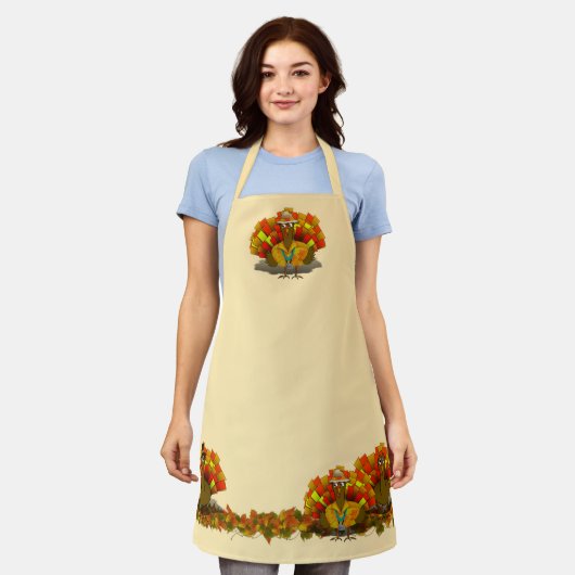 Vacation Turkey Tourist Thanksgiving Schort (Gedragen)