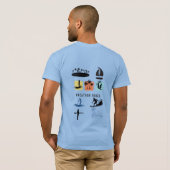 Vacation Vibes T-Shirt Tropical Chill Travel Style (Achterkant volledig)