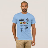Vacation Vibes T-Shirt Tropical Chill Travel Style (Voorkant volledig)