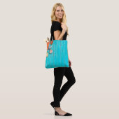 Vacations summer sun coneflower tote bag (Op model)