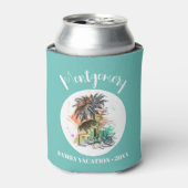 Vacatiturquoise uit de zomerfamilie blikjeskoeler (Blikje Voorkant)