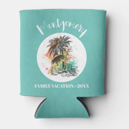 Vacatiturquoise uit de zomerfamilie blikjeskoeler