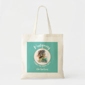 Vacatiturquoise uit de zomerfamilie tote bag (Voorkant)