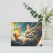 Vacatkat Briefkaart (Staand voorkant)