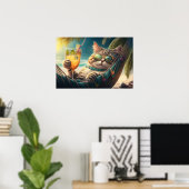 Vacatkat Poster (Thuiskantoor)