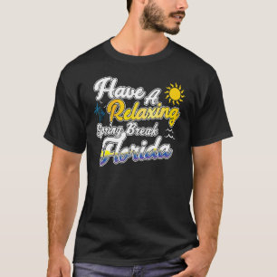 Vacatroermodus Voorjaarstop Florida T-shirt