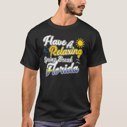 Vacatroermodus Voorjaarstop Florida T-shirt (Voorkant)