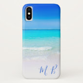 Vacatrondreis rond Aqua Blue Ocean Zee Sky Case-Mate iPhone Case (Achterkant)