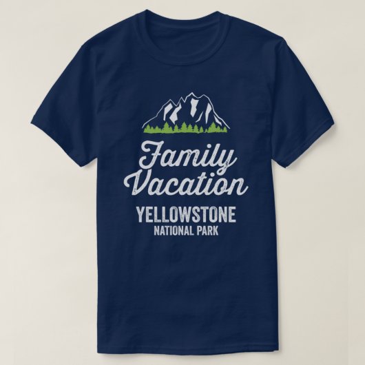 Vacature 1 van de Yellowstone National Park T-shirt (Design voorkant)
