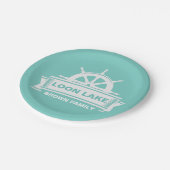 Vacature bij het gezinsmeer papieren bordje (Gekanteld)