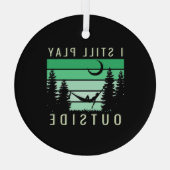 Vacature camping Quote Glas Ornament (Achterkant)