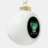 Vacature camping Quote Keramische Bal Ornament (Links)