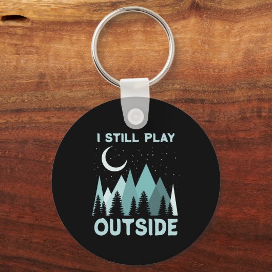 Vacature camping Quote Sleutelhanger (Voorkant)