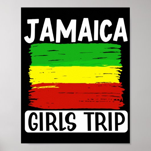 Vacature Jamaica Girls Trip Vlag Poster (Voorkant)