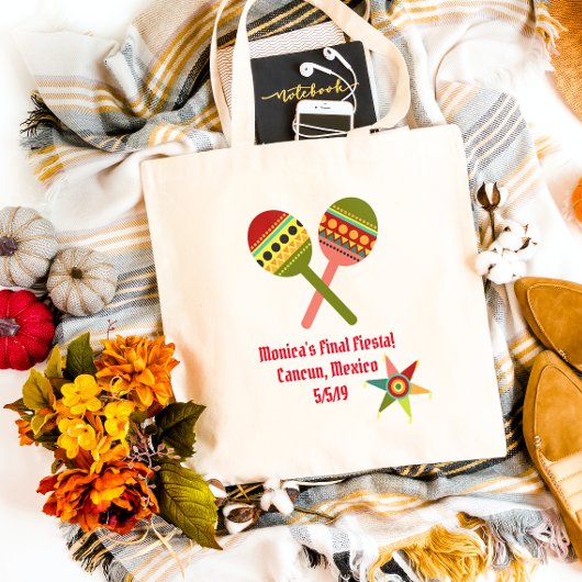 Vacature Mexico Fiesta Gift Bachelorette Tote Bag