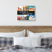 Vacature Photo Collage beter om samen te reizen Canvas Afdruk (Insitu (Slaapkamer))