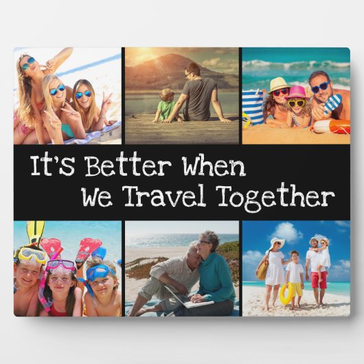 Vacature Photo Collage beter om samen te reizen Fotoplaat (Voorkant)