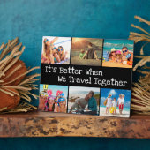 Vacature Photo Collage beter om samen te reizen Fotoplaat (Zijkant)