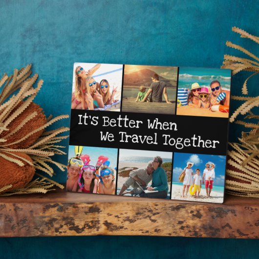 Vacature Photo Collage beter om samen te reizen Fotoplaat (Zijkant)