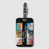 Vacature Photo Collage Travel Vaak samen Bagagelabel (Voorkant (verticaal))