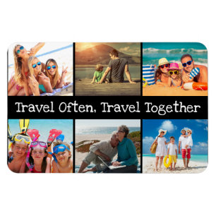 Vacature Photo Collage Travel Vaak samen Magneet