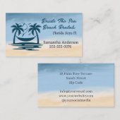 Vacature Rental Beach Palm Tree Visitekaartje (Voorkant / Achterkant)