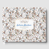 Vacature Rental Guest Book Elegant Leaves Berries Gastenboek (Voorkant)