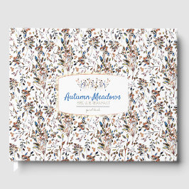 Vacature Rental Guest Book Elegant Leaves Berries Gastenboek