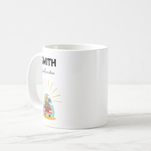 Vacature Souvenir van de familie Beach Koffiemok (Voorkant links)