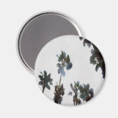 Vacature Tropical Palms Artistic Waterverf Magneet (Voorkant / Achterkant)