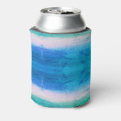 Vacature tropische oceaanpalmboom blikjeskoeler (Blikje Achterkant)