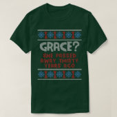 Vacature Ugly KerstFamily Winter Sweater T-shirt (Design voorkant)