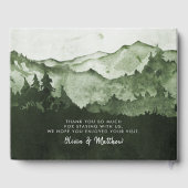 Vacature van het gebergte - Verhuur Gastenboek (Achterkant)