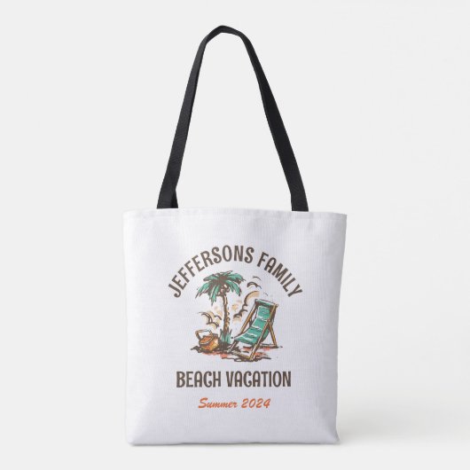 Vacature voor de familie tote bag (Achterkant)