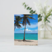 Vacature voor de familie Trip Beach Guadeloupe Briefkaart (Staand voorkant)