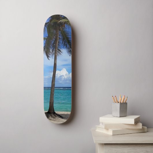 Vacature voor de familie Trip Beach Guadeloupe Persoonlijk Skateboard (Muurkunst)