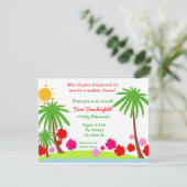 Vacature voor de uitnodiging van de Partij voor Pe (Staand voorkant)