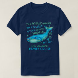 Vacature voor de walvisvangstfamilie cruise Person T-shirt