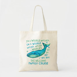 Vacature voor de walvisvangstfamilie cruise Person Tote Bag