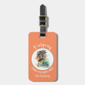 Vacature voor de zomerfamilie Sinaasappel Bagagelabel (Voorkant verticaal)