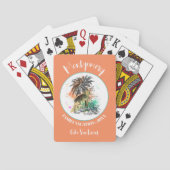 Vacature voor de zomerfamilie Sinaasappel Pokerkaarten (Achterkant)