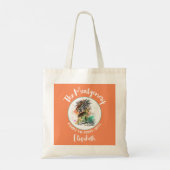 Vacature voor de zomerfamilie Sinaasappel Tote Bag (Achterkant)