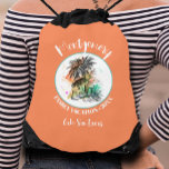 Vacature voor de zomerfamilie Sinaasappel Trekkoord Rugzakje<br><div class="desc">Een stijlvolle touwtas is voorzien van een zomervakantie-illustratie op oranje achtergrond,  samen met uw familienaam en het jaar in het teken van het teken. Ideale tassen voor spullen met leuke spullen voor iedereen op je vakantie.</div>