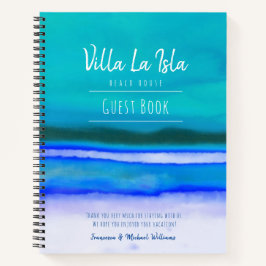Vacature voor het Guest Book Rental Beach House Oc Notitieboek