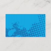 Vacature voor het vliegveld Abstract Halftone Visitekaartje (Achterkant)